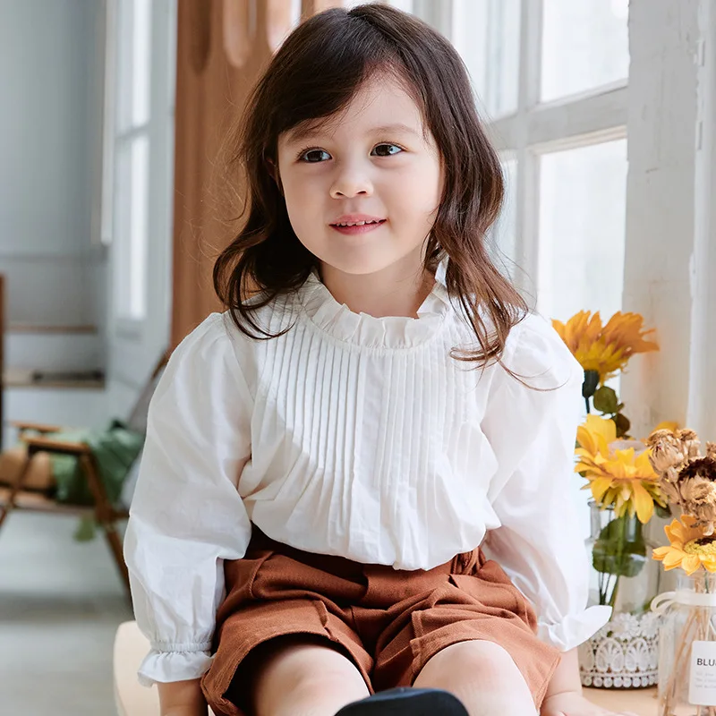 Korean Kids Baby Girls White Shirts Toddlers White Blouses 2022 Spring Children Long Sleeve Tops Baby Clothes for Teen Girls
Korean Kids Baby Girls White Shirts Toddlers White Blouses 2022 Spring Children Long Sleeve Tops Baby Clothes for Teen Girls
