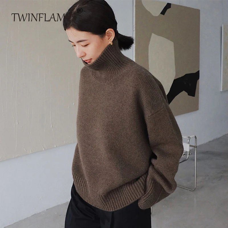 Осенне-зимний утепленный свитер с высоким воротником, пуловер, кашемировый свитер, женский свободный вязаный свитер для ленивых, Базовая ру...
Осенне-зимний утепленный свитер с высоким воротником, пуловер, кашемировый свитер, женский свободный вязаный свитер для ленивых, Базовая ру...