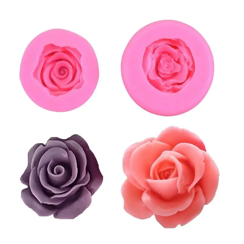 3D Rose Flower Shapes Silicone Mold Fondant Mold Sugarcraft Cake Decorating Baking Tools Surgar Soap Candle Mould
3D Rose Flower Shapes Silicone Mold Fondant Mold Sugarcraft Cake Decorating Baking Tools Surgar Soap Candle Mould