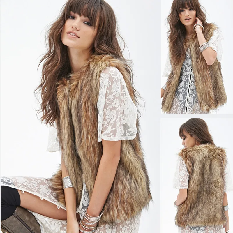 Autumn Winter Women's Faux Fur Warm Padded Vests Fashion Sleeveless Jacket Female Fluffy Cardigan Waistcoat Long Coat Clothing
Autumn Winter Women's Faux Fur Warm Padded Vests Fashion Sleeveless Jacket Female Fluffy Cardigan Waistcoat Long Coat Clothing