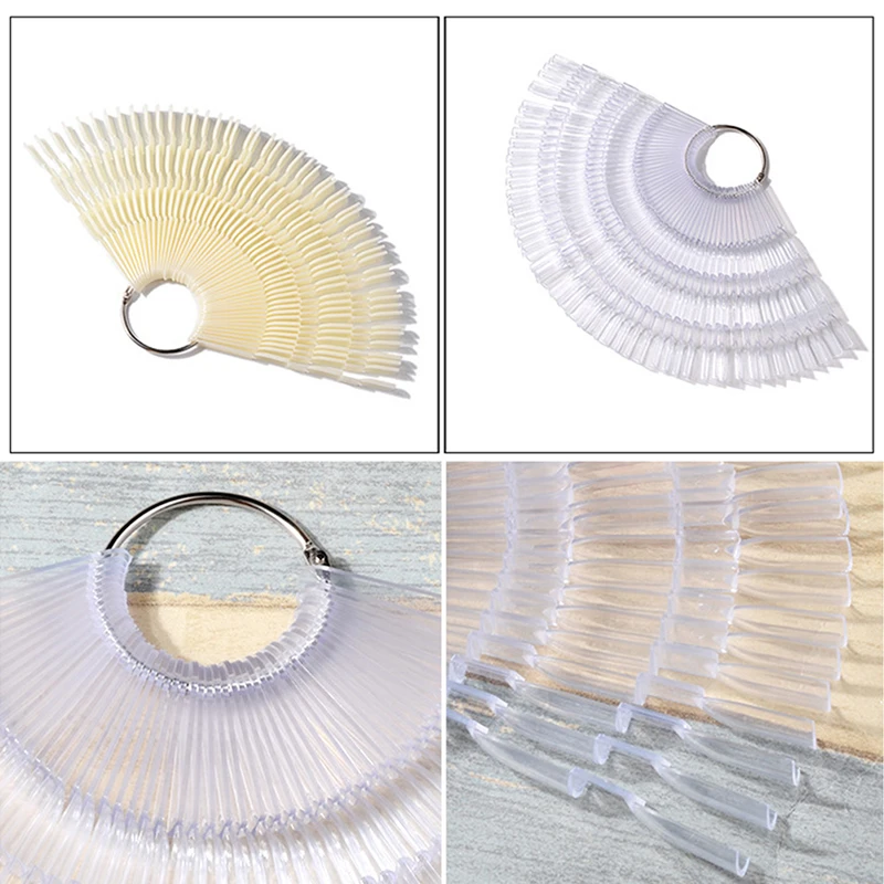 150pcs Nail Art Fan Shape Display Natural Chart Gel Polish Coloring Sample Practice Training False Nail With Removable Ring
150pcs Nail Art Fan Shape Display Natural Chart Gel Polish Coloring Sample Practice Training False Nail With Removable Ring