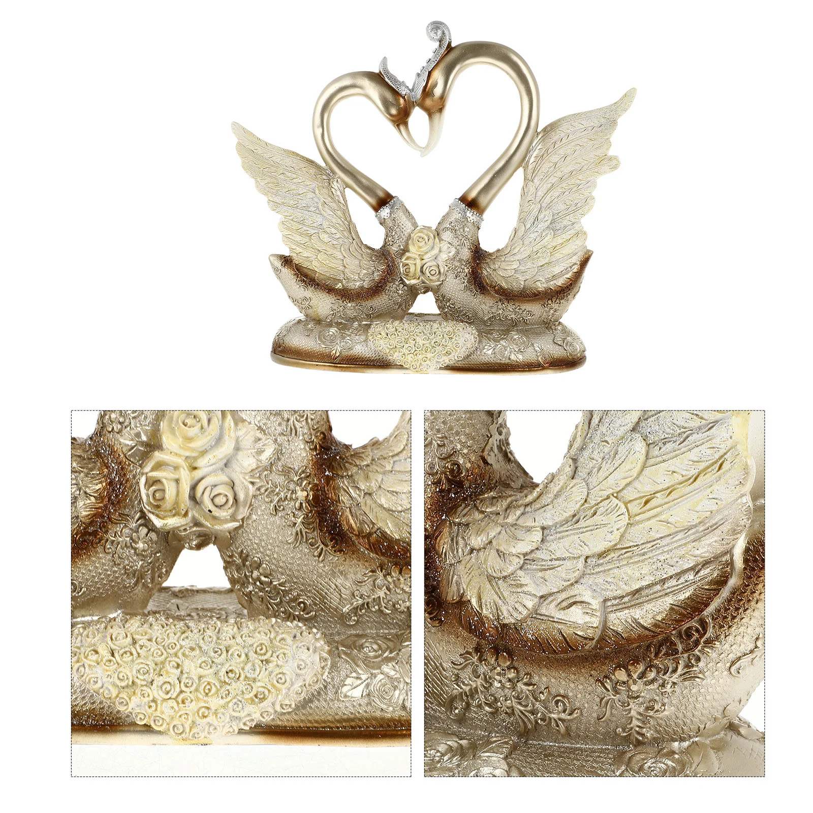 Romantic Swan Figurine Decor Resin Craft Desktop Decoration Resin Craft Decor
Romantic Swan Figurine Decor Resin Craft Desktop Decoration Resin Craft Decor