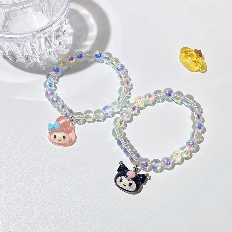 Браслет Kuromi My Melody Cinnamoroll аксессуары Kawaii Sanrio мультфильм девушка сердце креативный ручной работы Подвеска браслет для девочек
Браслет Kuromi My Melody Cinnamoroll аксессуары Kawaii Sanrio мультфильм девушка сердце креативный ручной работы Подвеска браслет для девочек
