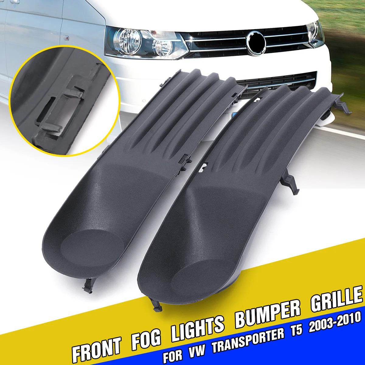 Front Left / Right Car Fog Light Cover Car Bumper Grill Frame For VW Transporter T5 2003-2009 Bumper Grill 7H0807490A 7H0807489C
Front Left / Right Car Fog Light Cover Car Bumper Grill Frame For VW Transporter T5 2003-2009 Bumper Grill 7H0807490A 7H0807489C