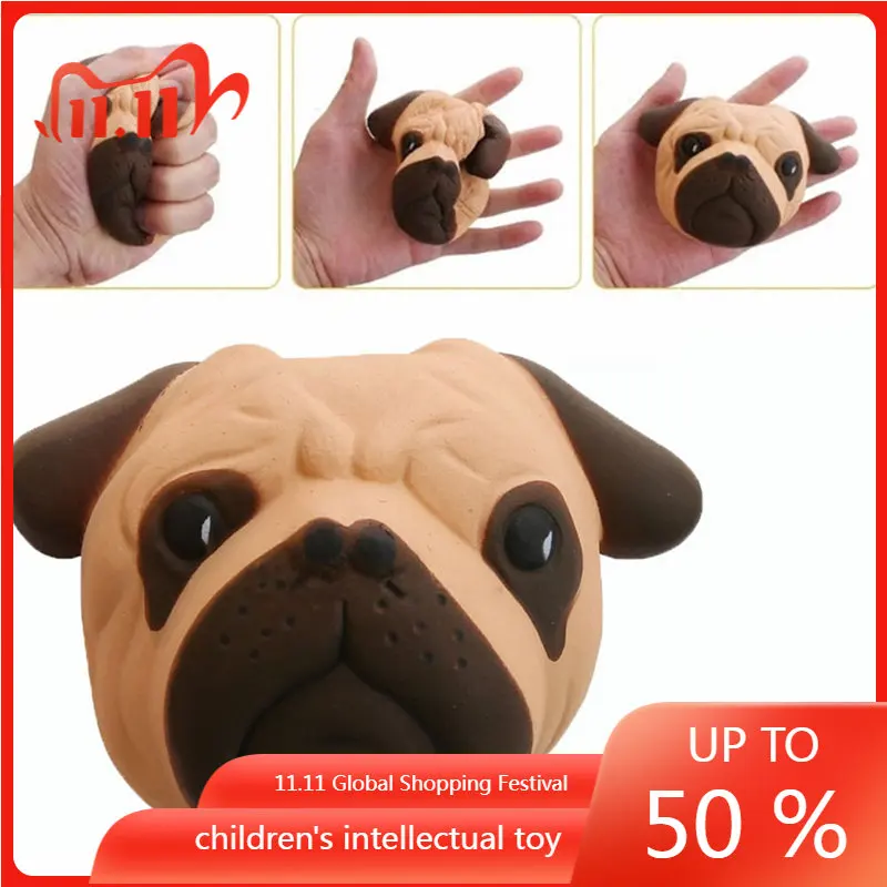 

Squishy Squish Adorable dog's head Slow Rising Squishies Fruits Scented Cream Squeeze Toys Antistress Gadgets Stress Relief Toy