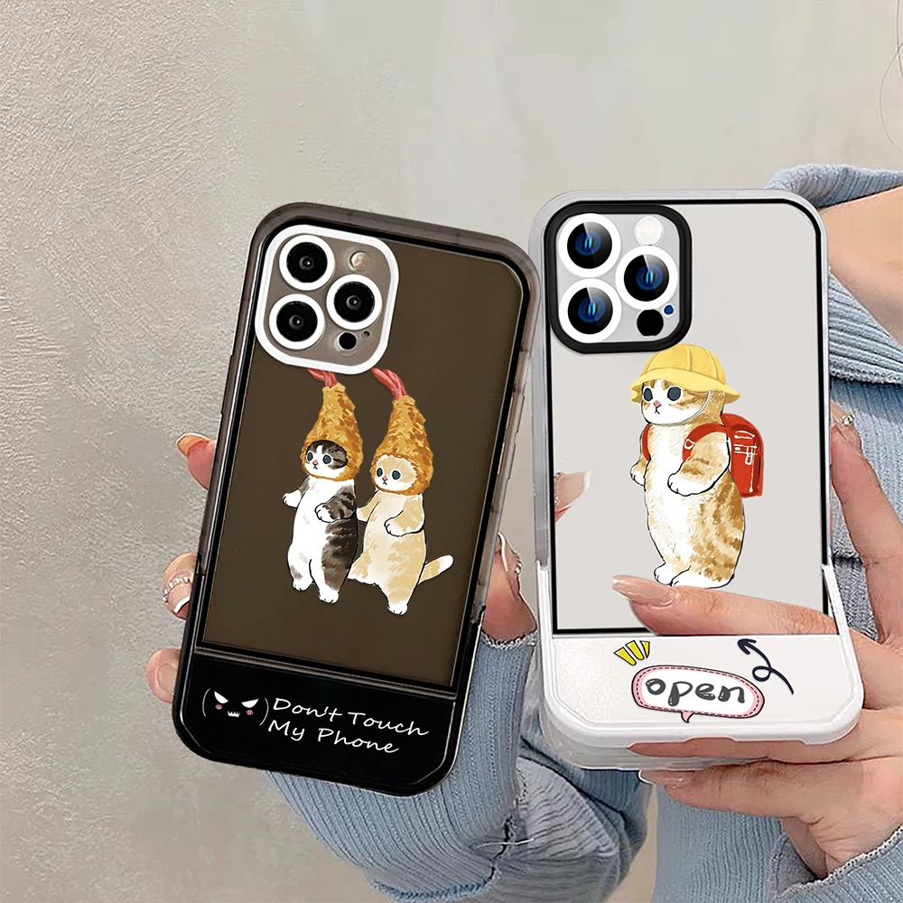 Cartoon Cute Cat Stand Holder Case for iPhone 14ProMax 14Plus 13 12 11 Pro Max Transparent Capas Soft Silicone Back Shell Cover
Cartoon Cute Cat Stand Holder Case for iPhone 14ProMax 14Plus 13 12 11 Pro Max Transparent Capas Soft Silicone Back Shell Cover