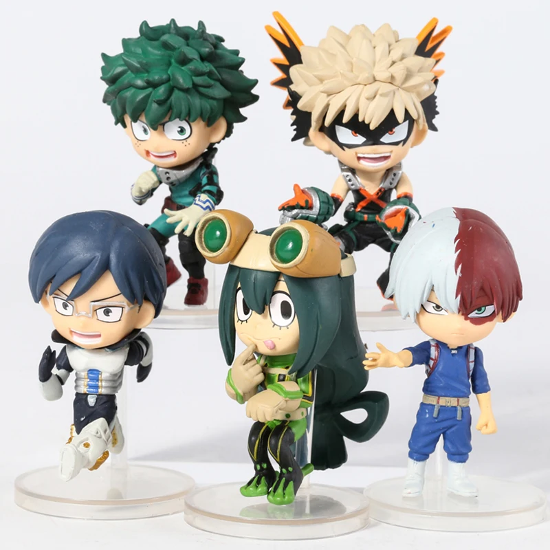 Мой герой Академия Midoriya Izuku Bakugou Katsuki Todoroki Shoto Asui Tsuyu Iida Tenya ПВХ Фигурки игрушки Настольные куклы 5 шт./компл.
Мой герой Академия Midoriya Izuku Bakugou Katsuki Todoroki Shoto Asui Tsuyu Iida Tenya ПВХ Фигурки игрушки Настольные куклы 5 шт./компл.