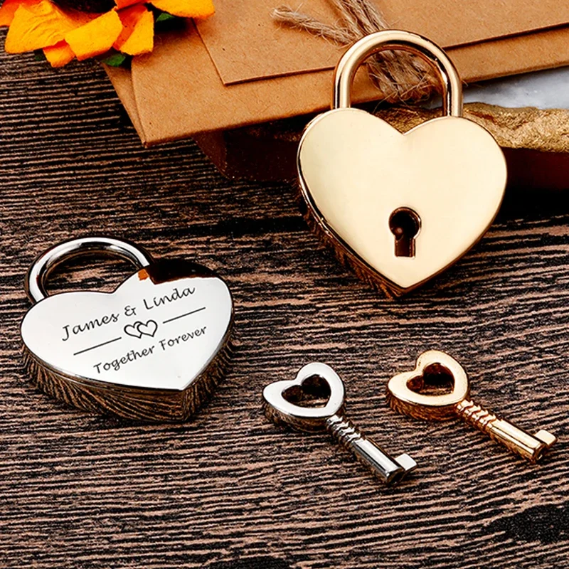 Customized Keychain Concentric Lock With Key For Couple Boyfriend Girlfriend Women Heart Shape Vintage Romantic Gift Accessories
Customized Keychain Concentric Lock With Key For Couple Boyfriend Girlfriend Women Heart Shape Vintage Romantic Gift Accessories