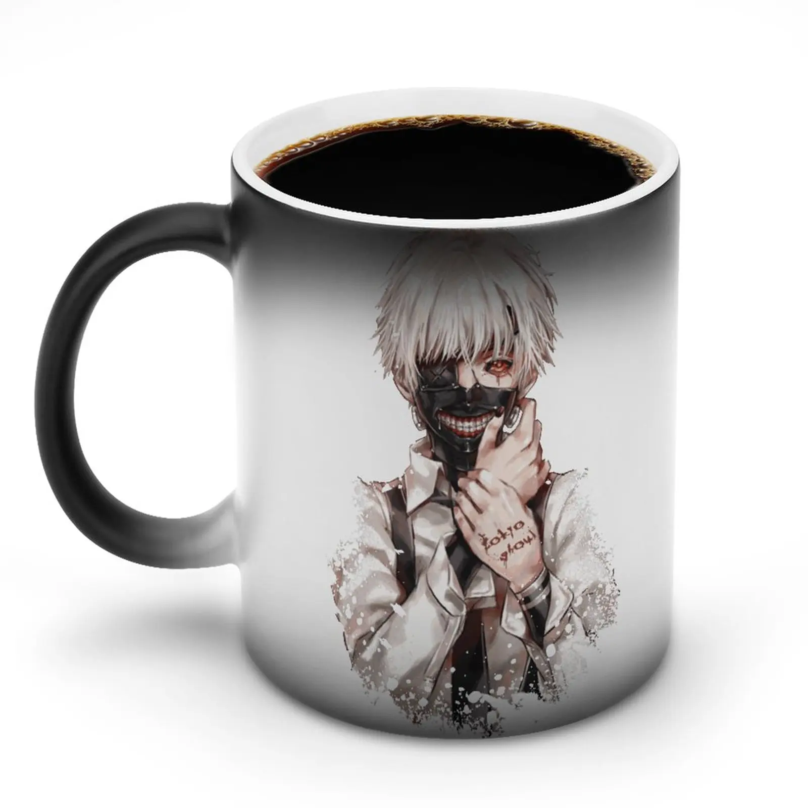 Токийский Гуль кружка Kaneki Ken керамический паук Лилия Горячая шоколадная кружка меняющая цвет оптовая продажа Современные чашки
Токийский Гуль кружка Kaneki Ken керамический паук Лилия Горячая шоколадная кружка меняющая цвет оптовая продажа Современные чашки