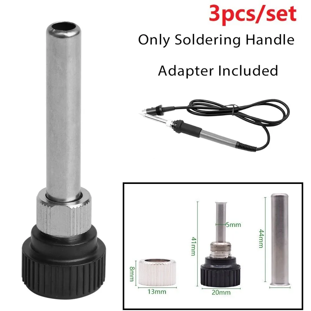 3pcs Soldering Station Iron Handle Accessories For 936 Iron Head Cannula Iron Tip Socket+nut+electric Wood
3pcs Soldering Station Iron Handle Accessories For 936 Iron Head Cannula Iron Tip Socket+nut+electric Wood