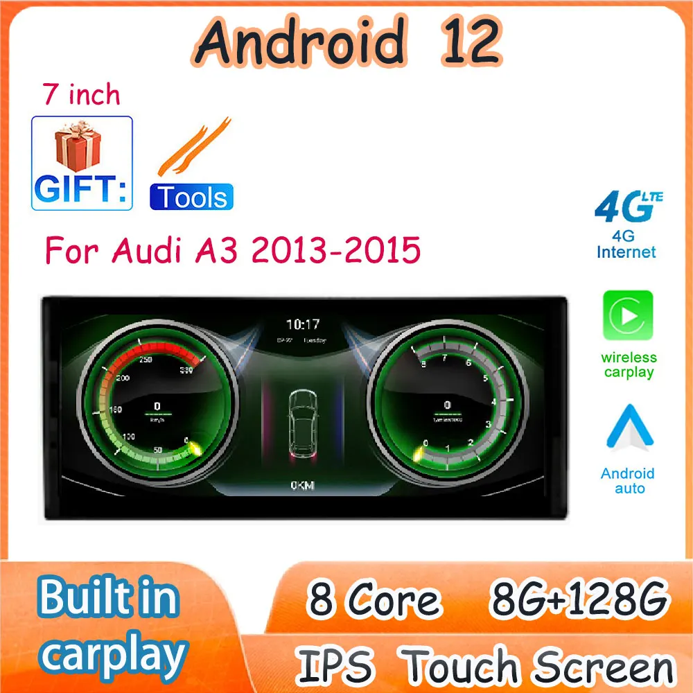 7 Inch Android 12 System Car Accessories 4G WIFI GPS Radio Player For Audi A3 2013-2015 IPS Screen Carplay Monitor Multimedia
7 Inch Android 12 System Car Accessories 4G WIFI GPS Radio Player For Audi A3 2013-2015 IPS Screen Carplay Monitor Multimedia