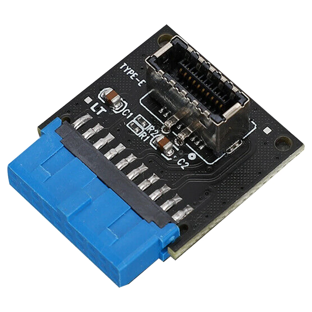 19Pin To TYPE-E 20Pin Front Facing Easy Install Motherboard USB3.0 Universal Express Expansion Card Adapter Data Transfer
19Pin To TYPE-E 20Pin Front Facing Easy Install Motherboard USB3.0 Universal Express Expansion Card Adapter Data Transfer