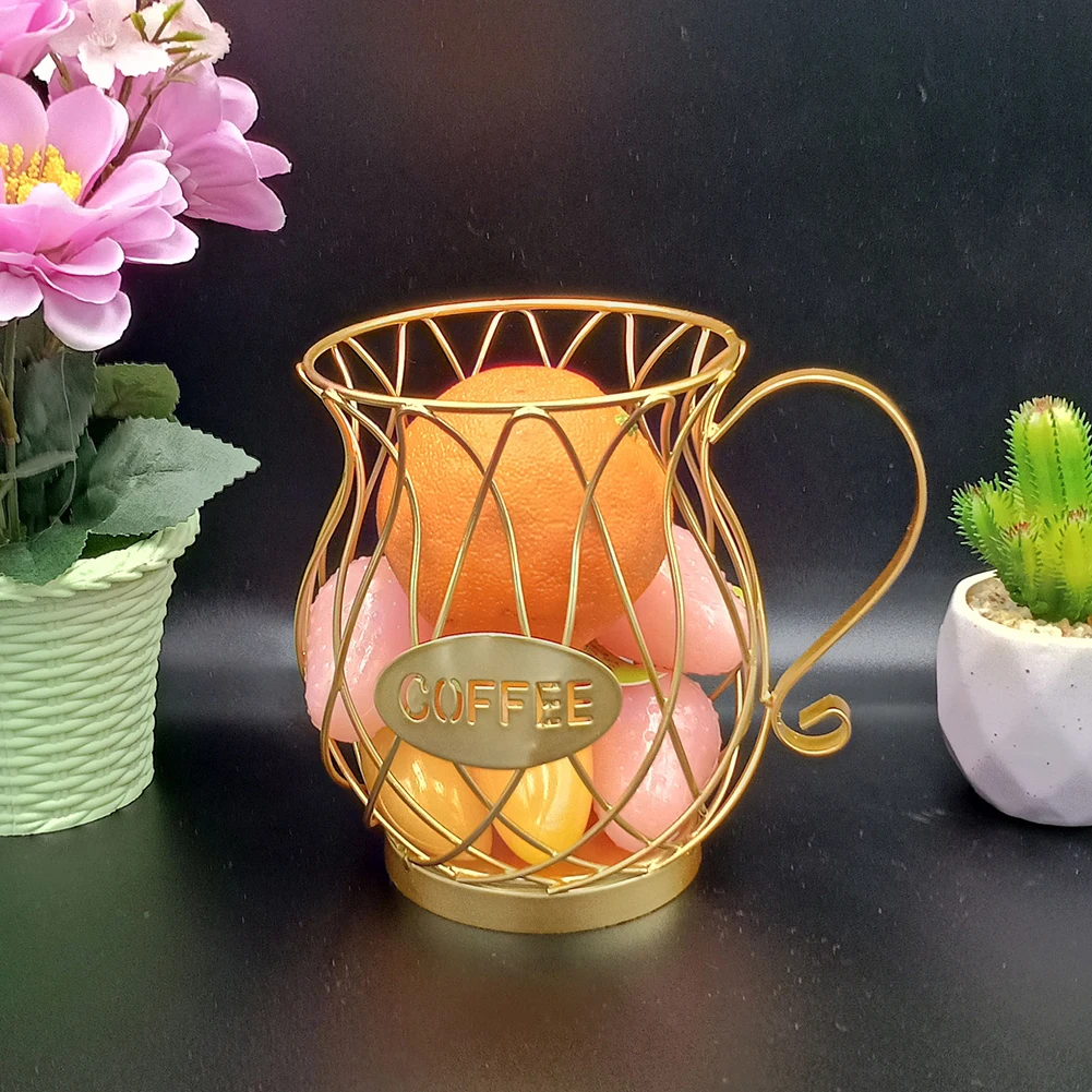Creative Iron Coffee Capsule Storage Basket Hollowed Cup Multifunction Fruit Snack Coffee Pod Organizer Holder Cup Baskets
Creative Iron Coffee Capsule Storage Basket Hollowed Cup Multifunction Fruit Snack Coffee Pod Organizer Holder Cup Baskets