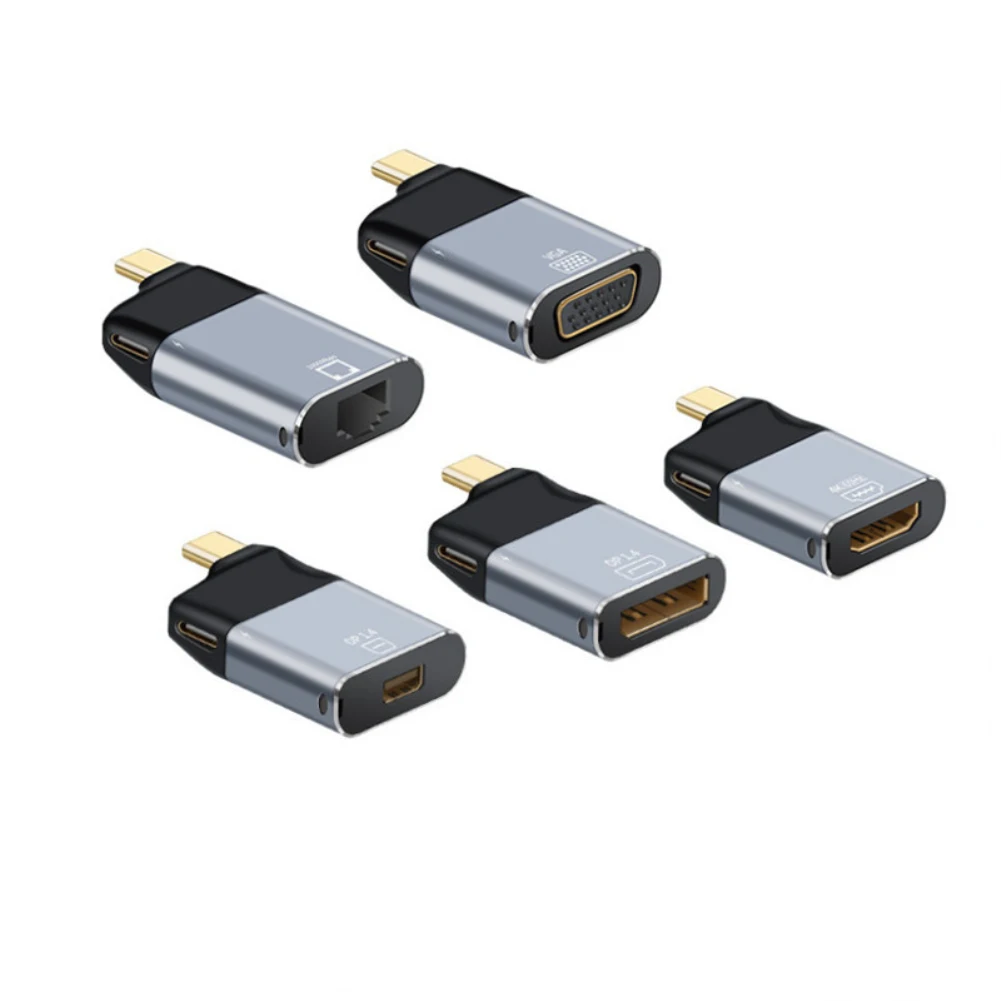 Support 3d Visual Effect Mini Dp Vga Adapter For Huawei Samsung Multi-function Pd 100w Cable 4k Converter Type-c To Rj 45
Support 3d Visual Effect Mini Dp Vga Adapter For Huawei Samsung Multi-function Pd 100w Cable 4k Converter Type-c To Rj 45