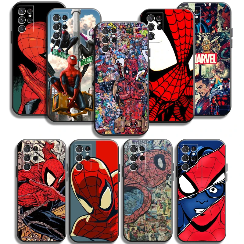 Marvel Spiderman Phone Cases For Samsung Galaxy M12 FE S20 Lite S8 Plus S9 Plus S10 S10E S10 Lite M11 M12 S20FE Soft TPU Funda
Marvel Spiderman Phone Cases For Samsung Galaxy M12 FE S20 Lite S8 Plus S9 Plus S10 S10E S10 Lite M11 M12 S20FE Soft TPU Funda