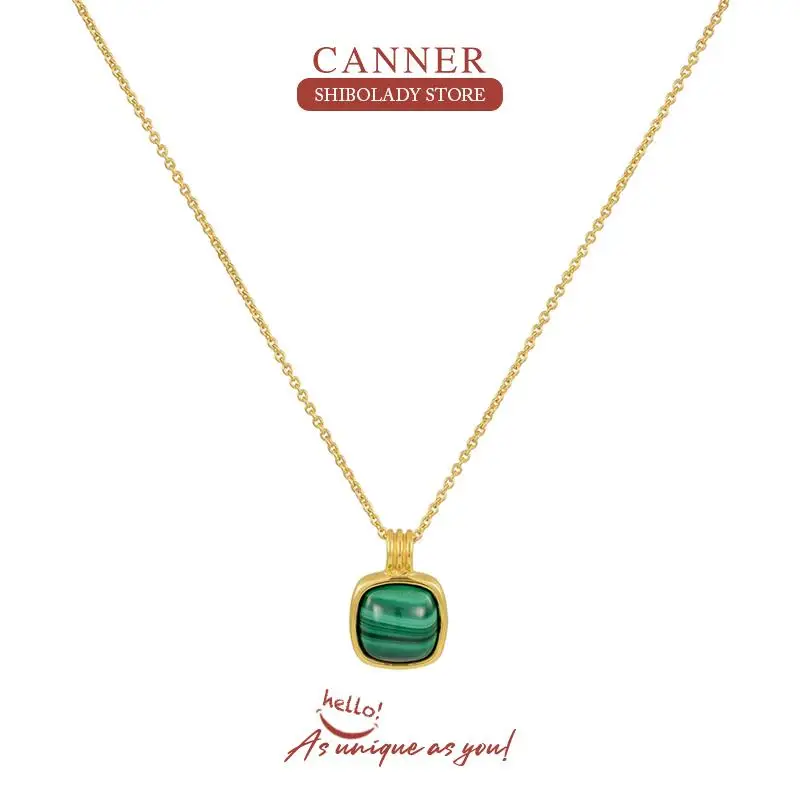 CANNER Emerald Zircon Necklace For Women 925 Sterling Silver Square Pendente Long Chain Initial Fine Jewelry Wedding Party
CANNER Emerald Zircon Necklace For Women 925 Sterling Silver Square Pendente Long Chain Initial Fine Jewelry Wedding Party