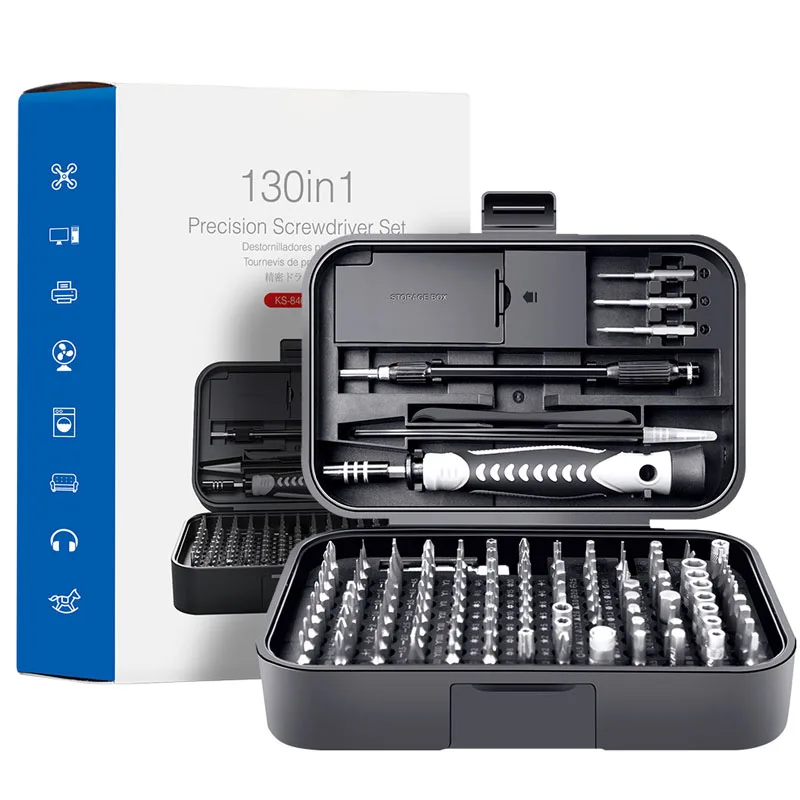 Screwdriver Set 130 In One CRV Batch Head Multi-functional Home Appliances Precision Mobile Phone Repair Tools
Screwdriver Set 130 In One CRV Batch Head Multi-functional Home Appliances Precision Mobile Phone Repair Tools