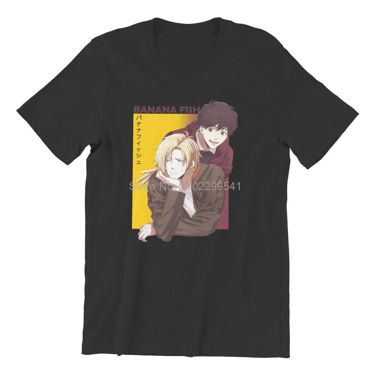 

Banana Fish Ash Okumura Japan Anime Essentials T-shirt Men Cotton Tshirt Tees Tshirt Harajuku Streetwear Oversize