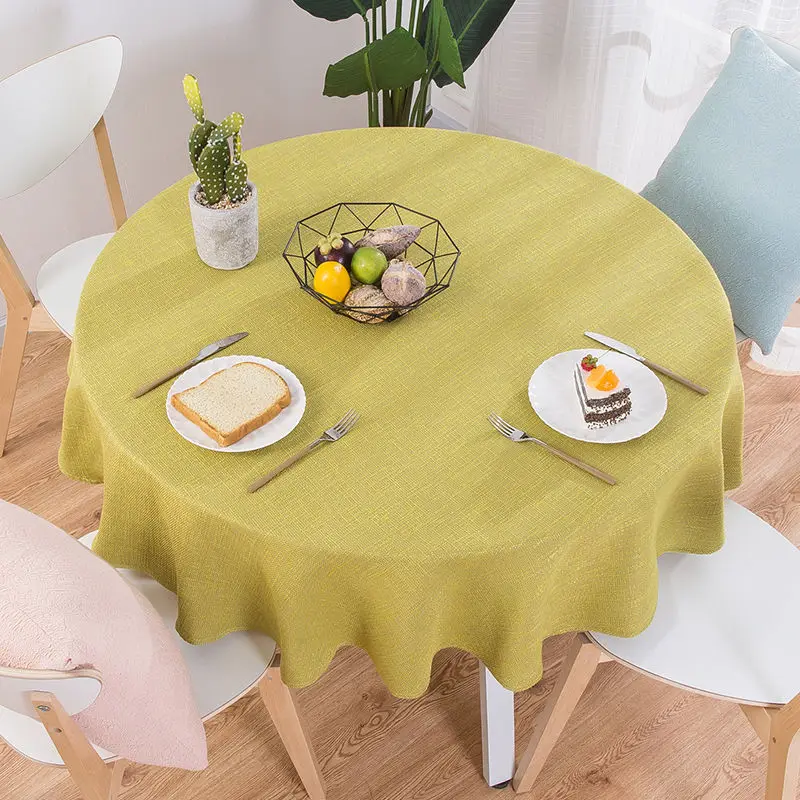 Rural cotton and linen table cloth cloth restaurants round big round table_AN3510
Rural cotton and linen table cloth cloth restaurants round big round table_AN3510