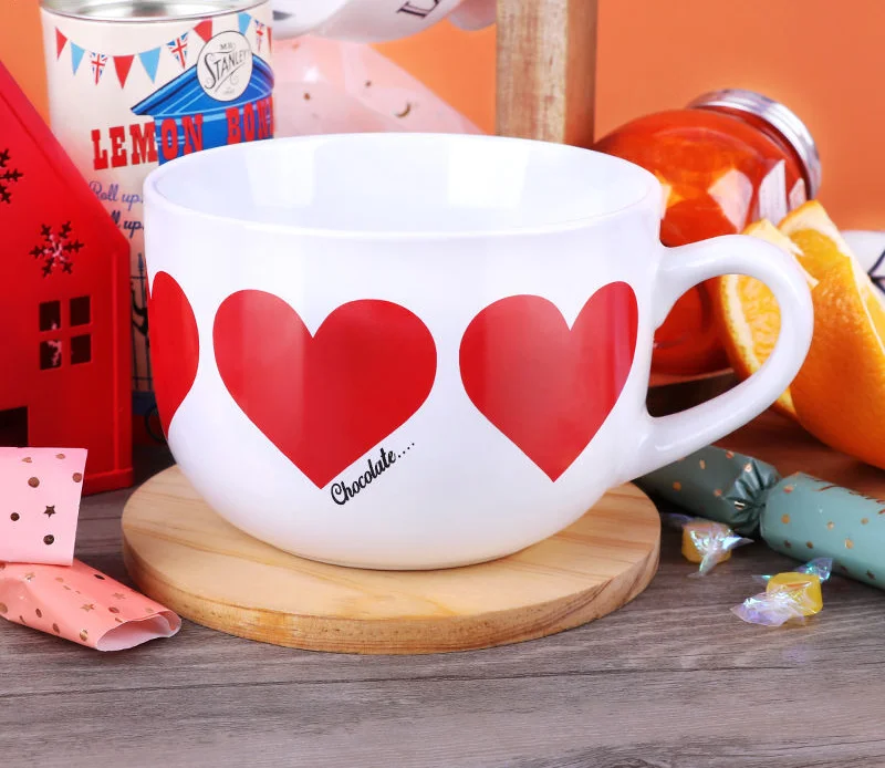 Ceramic creative milk cups for breakfast, afternoon tea, drinking cups, cute cartoon universal oatmeal cups cute cup
Ceramic creative milk cups for breakfast, afternoon tea, drinking cups, cute cartoon universal oatmeal cups cute cup