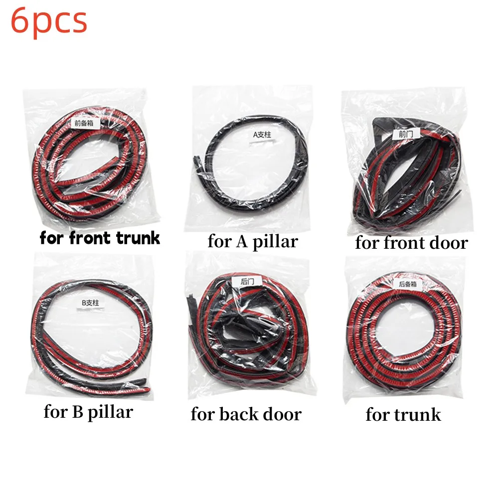 6pcs Car Sealing Strip For Tesla Model 3 2022-2023 Door Seal Sunroof Seal Wind Noise Reduction Kit For A And B Pillars, Front An
6pcs Car Sealing Strip For Tesla Model 3 2022-2023 Door Seal Sunroof Seal Wind Noise Reduction Kit For A And B Pillars, Front An
