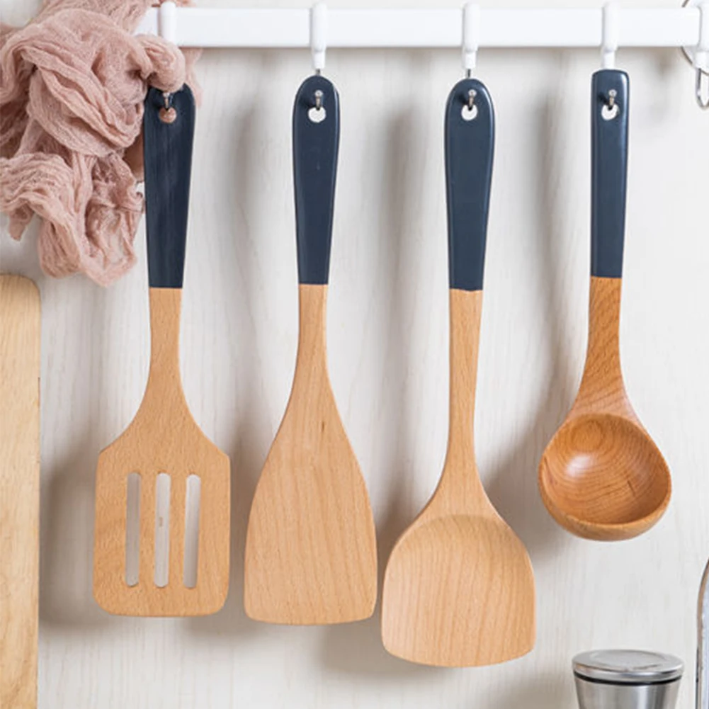Wooden Kitchen Tableware Non-Scratch Beech Cooking Spatula Spoon with Long Handle Kitchen Utensils Cooking Tools
Wooden Kitchen Tableware Non-Scratch Beech Cooking Spatula Spoon with Long Handle Kitchen Utensils Cooking Tools