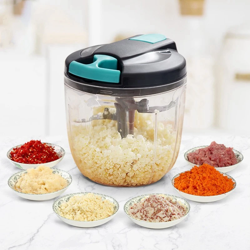 900Ml Chopper Blender Manual Meat Grinder Hand Chopper Food Cutter Garlic Chopper
900Ml Chopper Blender Manual Meat Grinder Hand Chopper Food Cutter Garlic Chopper