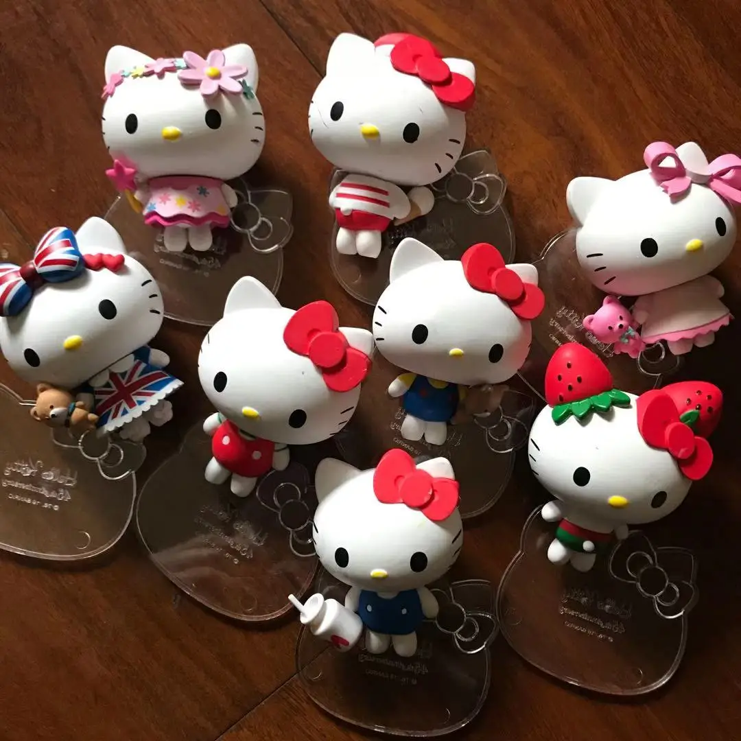 

Hello Kitty KT Cat 45th Anniversary Series Exclusive Doll Gifts Toy Model Anime Figures Collect Ornaments