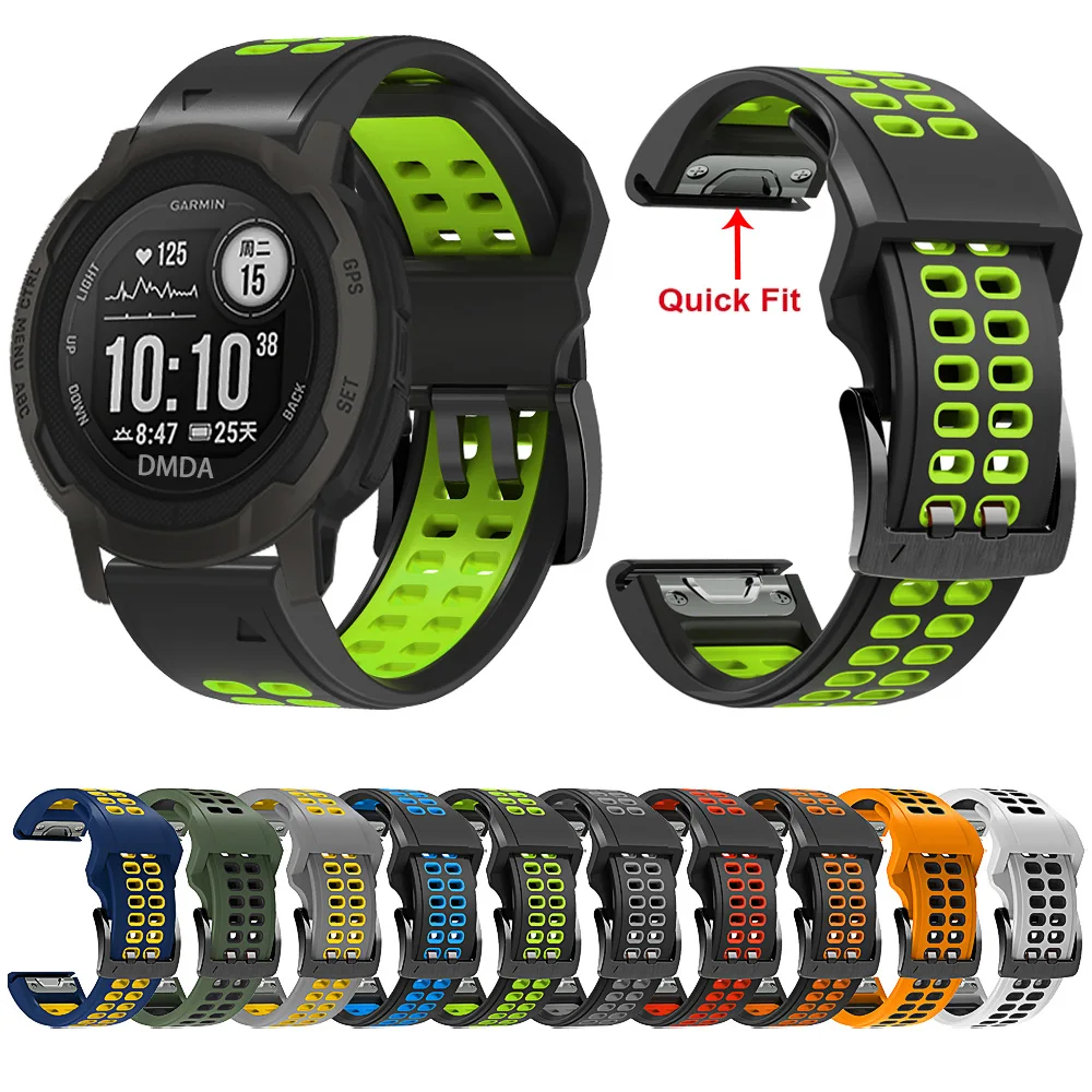 Ремешок для часов Garmin instinct 2 MARQ/Epix/Enduro, силиконовый браслет для Garmin Quatix 7X 6 5 3 Solar Edition, Quick Fit 26 22 мм
Ремешок для часов Garmin instinct 2 MARQ/Epix/Enduro, силиконовый браслет для Garmin Quatix 7X 6 5 3 Solar Edition, Quick Fit 26 22 мм