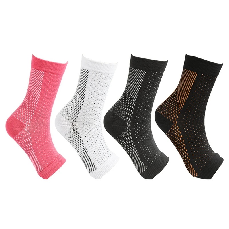 2 pcs/Pair Unisex Open Toe Design Quick Dry and Convenient to Wear Compression Socks Ankle Support
2 pcs/Pair Unisex Open Toe Design Quick Dry and Convenient to Wear Compression Socks Ankle Support