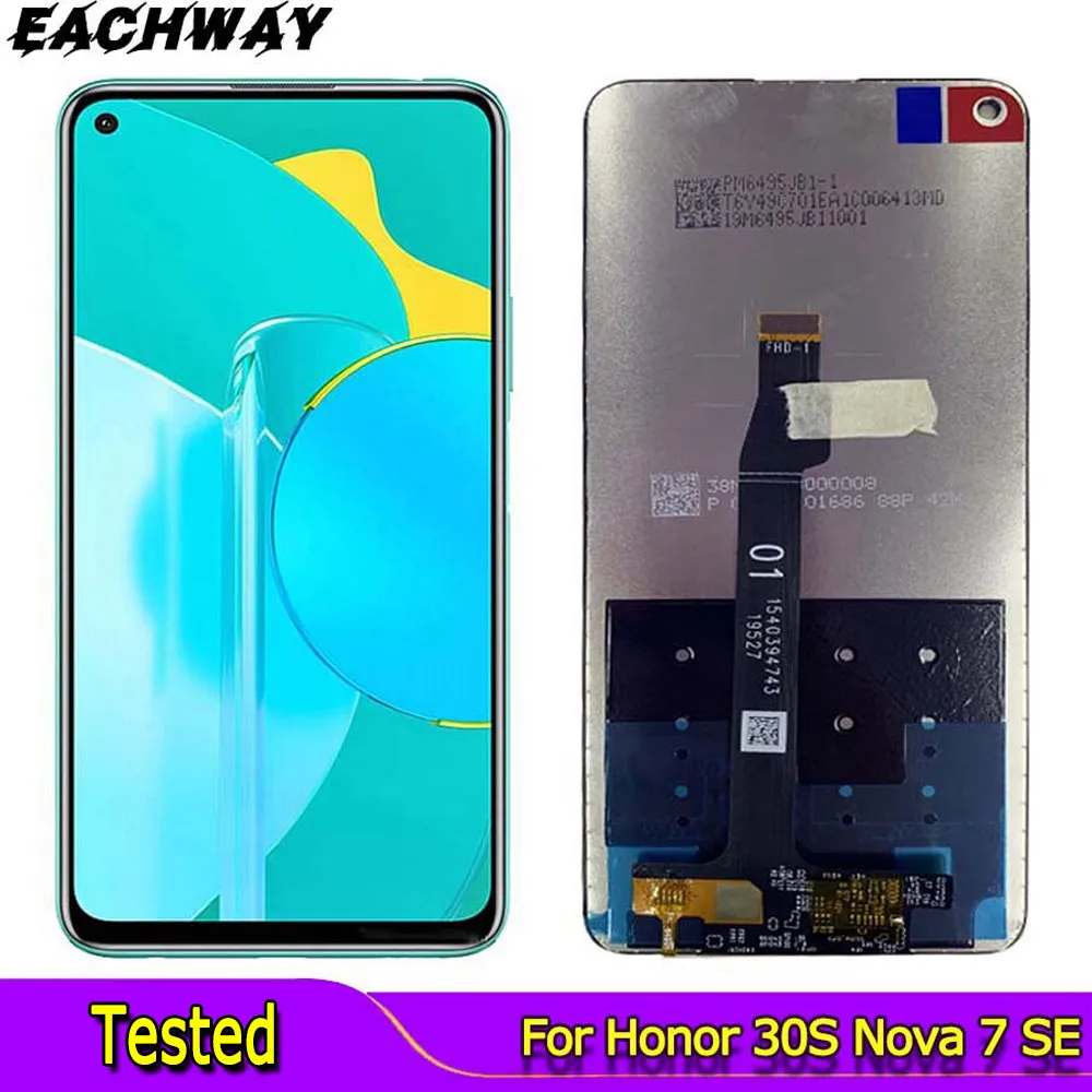 Зеркальный ЖК-дисплей P40 lite для Huawei Honor 30S, зеркальный дисплей, сенсорный экран с дигитайзером в сборе 6,5 дюйма для Huawei Nova 7 SE, зеркальный ЖК-дисплей
Зеркальный ЖК-дисплей P40 lite для Huawei Honor 30S, зеркальный дисплей, сенсорный экран с дигитайзером в сборе 6,5 дюйма для Huawei Nova 7 SE, зеркальный ЖК-дисплей