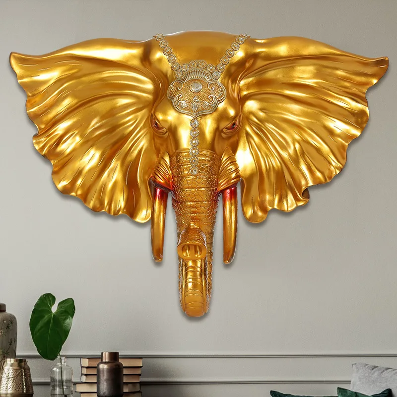 European-style elephant head wall hanging home living room porch wall hanging restaurant KTV bar background wall decoration
European-style elephant head wall hanging home living room porch wall hanging restaurant KTV bar background wall decoration