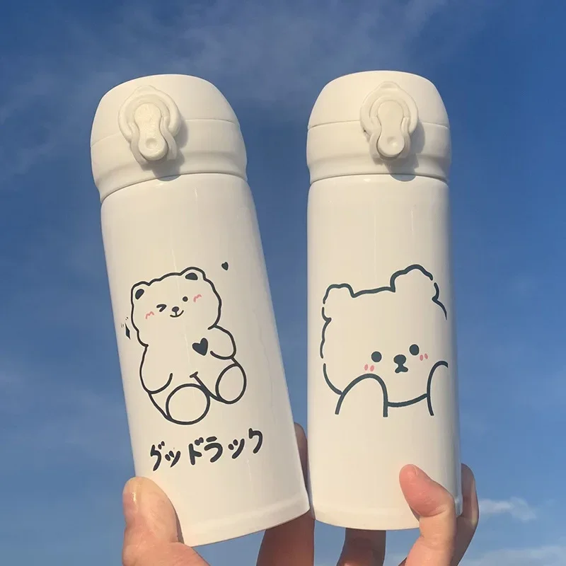 Flask Insulation Double Travel Steel Stainless Thermos Leak-Proof Vacuum Cup Mug Bottle 350/480ml Cute Bear Thermos Rabbit
Flask Insulation Double Travel Steel Stainless Thermos Leak-Proof Vacuum Cup Mug Bottle 350/480ml Cute Bear Thermos Rabbit