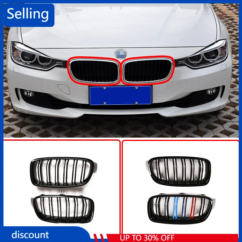 2 шт., двусторонняя решетка для BMW 3 серии F30 F35 318i 320i 328i 2012-19
2 шт., двусторонняя решетка для BMW 3 серии F30 F35 318i 320i 328i 2012-19