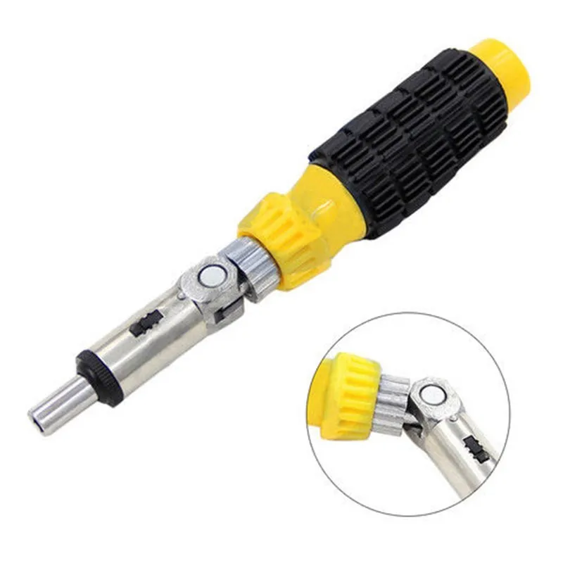 1PCS 1/4 Inch Hex Left/Right Rotating 180 Degree Ratchet Screwdriver 180 Degree T-shaped Folding Screwdriver Kit Repair Part
1PCS 1/4 Inch Hex Left/Right Rotating 180 Degree Ratchet Screwdriver 180 Degree T-shaped Folding Screwdriver Kit Repair Part