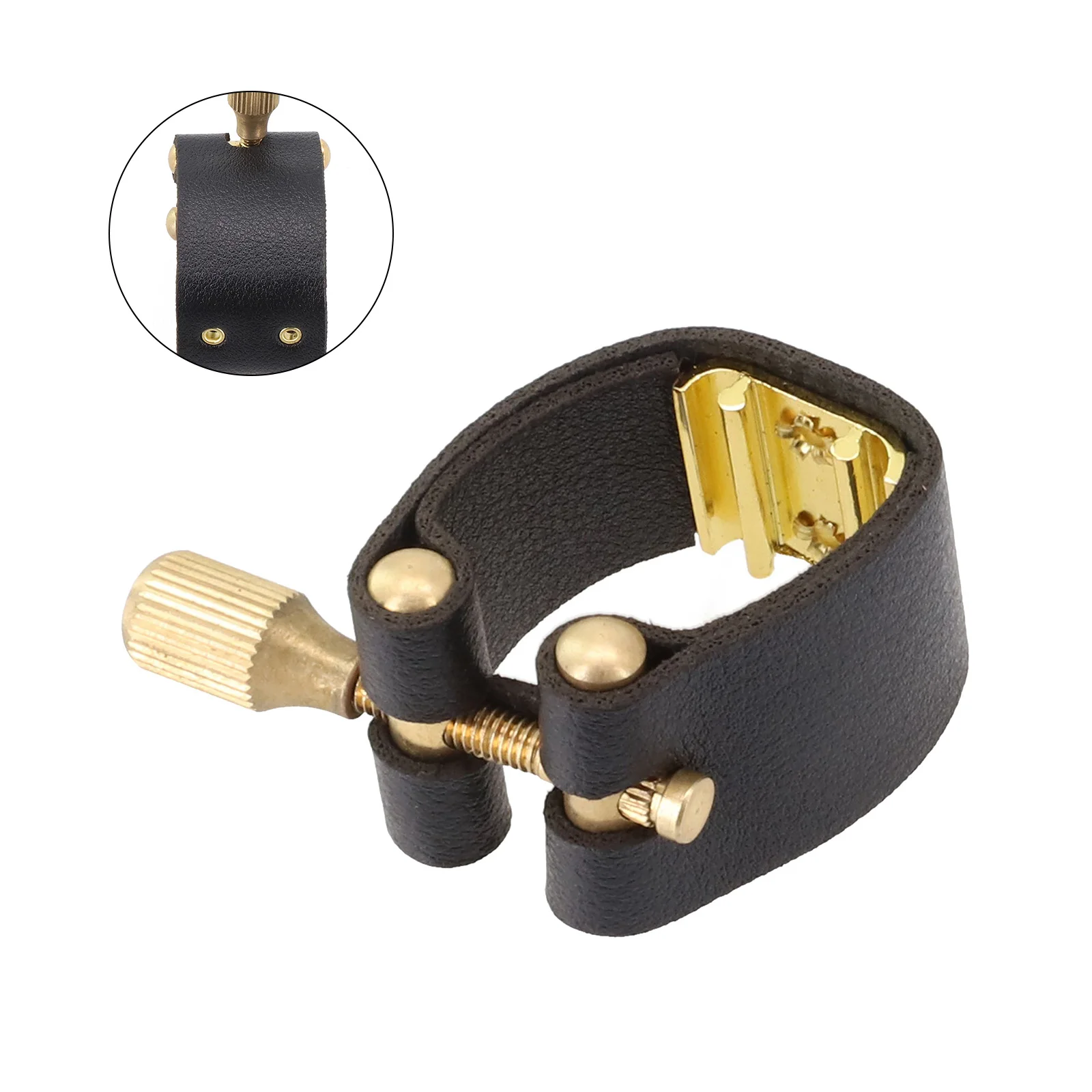 For Alto Sax Saxophone Ligature Accessories Black Clip Compact Ligatures Mouthpiece PU Leather+Metal Brand New
For Alto Sax Saxophone Ligature Accessories Black Clip Compact Ligatures Mouthpiece PU Leather+Metal Brand New