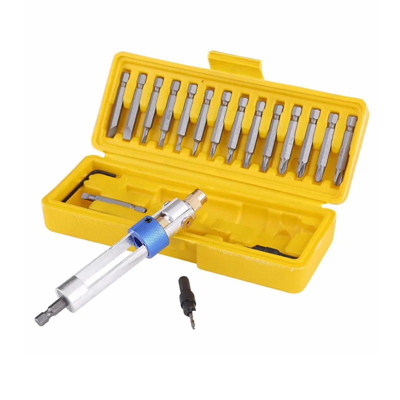 20Pcs Half Time Drill Multi Screwdriver Sets High Speed Steel 16 Different Kinds Head Countersink Bits Allen Wrench
20Pcs Half Time Drill Multi Screwdriver Sets High Speed Steel 16 Different Kinds Head Countersink Bits Allen Wrench
