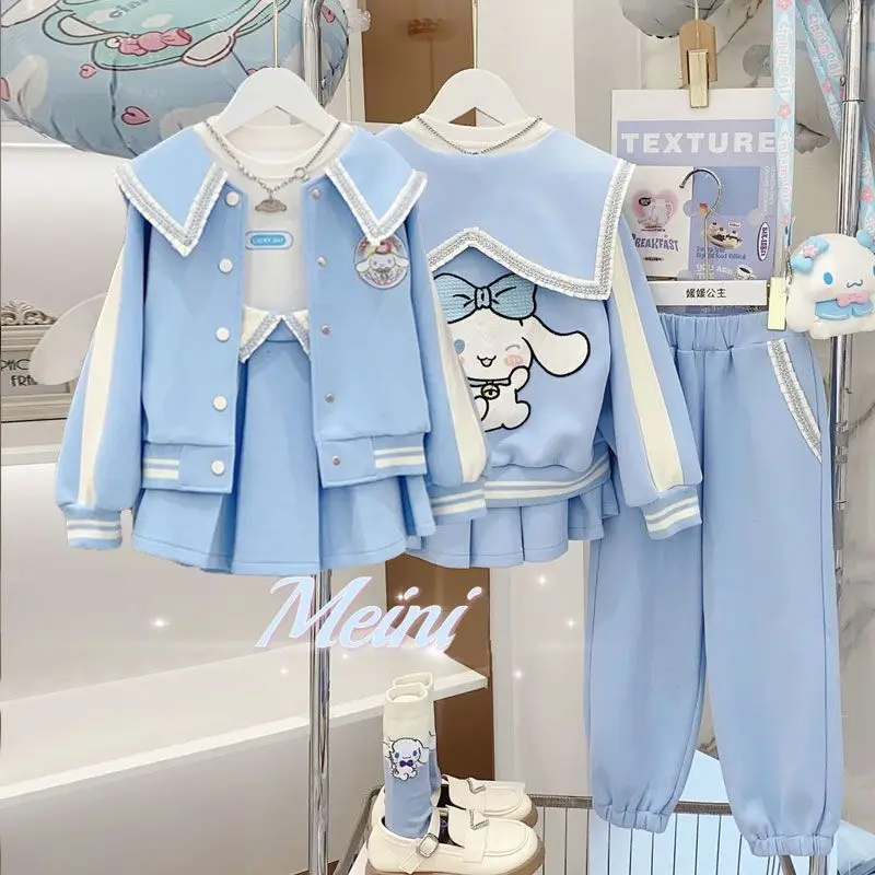 23 Sanrio Children Cinnamoroll Autumn Suit Coat for Kids Girl Anime Figure Pleated Skirt Pants Hot Sweet Cute Cartoon New Style
23 Sanrio Children Cinnamoroll Autumn Suit Coat for Kids Girl Anime Figure Pleated Skirt Pants Hot Sweet Cute Cartoon New Style