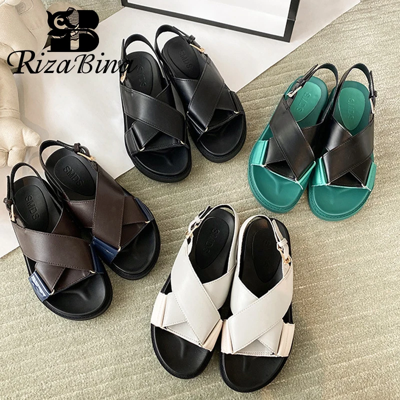 RIZABINA 2022 New Arrivals Shoes Women Outdoor Casual Beach Sandals Flat Heels Causal Ins Fashion Ladies Footwear Size 35-40
RIZABINA 2022 New Arrivals Shoes Women Outdoor Casual Beach Sandals Flat Heels Causal Ins Fashion Ladies Footwear Size 35-40