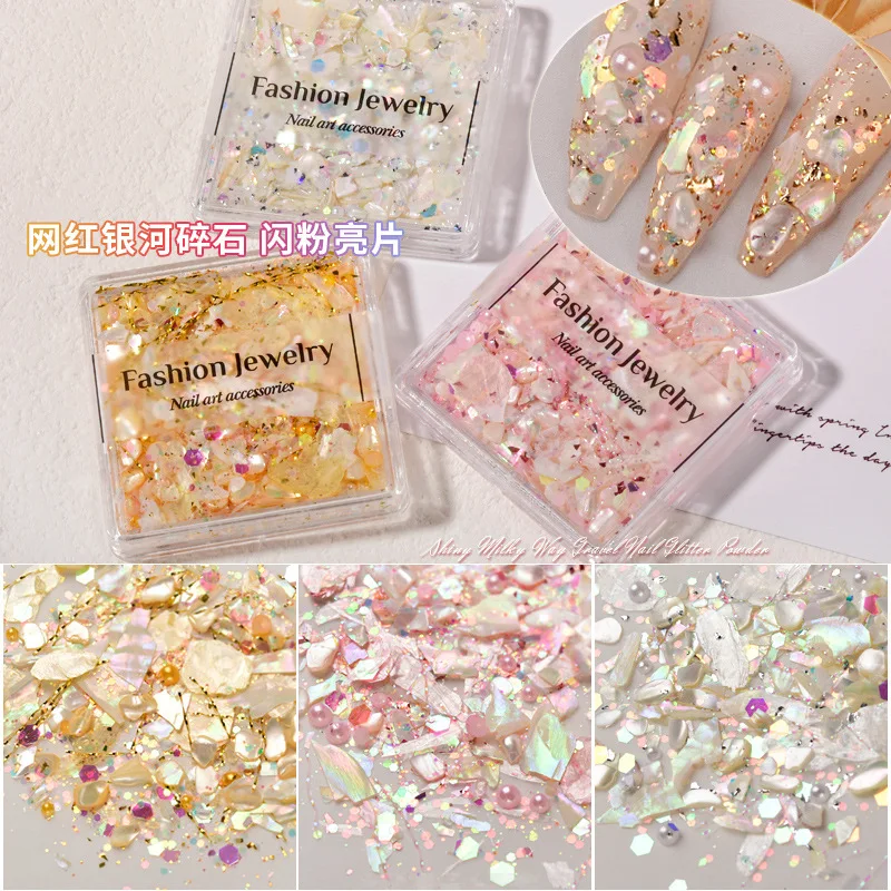1 Pack Mix galaxy Pink Irregular Shell Fragments Stone Glitter Powder Paillette Pearls Nail Art Decorations Manicure Accessories
1 Pack Mix galaxy Pink Irregular Shell Fragments Stone Glitter Powder Paillette Pearls Nail Art Decorations Manicure Accessories