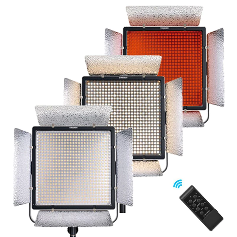 Yongnuo YN900 II Powerful 54W LED Video Light 5500K White / Bi-color 3200-5500K CRI95+ Continuous Photography Fill Lighting
Yongnuo YN900 II Powerful 54W LED Video Light 5500K White / Bi-color 3200-5500K CRI95+ Continuous Photography Fill Lighting