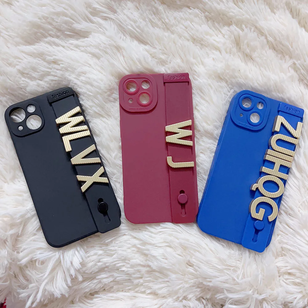 Holding Strap Personalization Custom Metal Name TPU Mobile Phone Case For iPhone 14 Pro 13Pro Max Mini XR X 8Plus X Charm Cover
Holding Strap Personalization Custom Metal Name TPU Mobile Phone Case For iPhone 14 Pro 13Pro Max Mini XR X 8Plus X Charm Cover