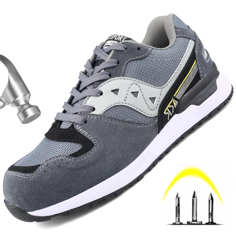 Genuine Leather Safety Shoes Men Work Sneakers Indestructible Men Shoes Anti-smash Steel Toe Shoes Anti-puncture Safety Boot Men
Genuine Leather Safety Shoes Men Work Sneakers Indestructible Men Shoes Anti-smash Steel Toe Shoes Anti-puncture Safety Boot Men