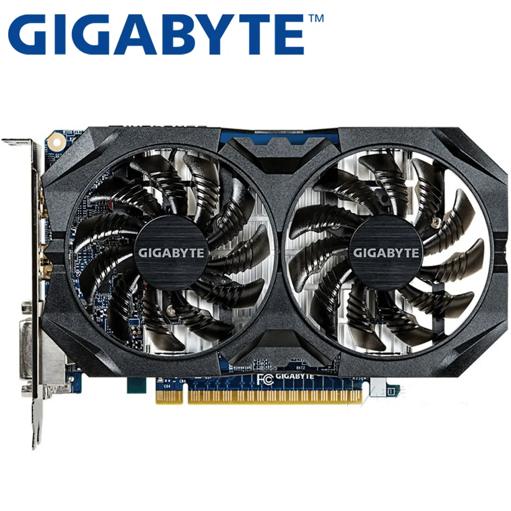 

GIGABYTE GTX 750 Ti 2GB Video Cards 128Bit GDDR5 Graphics Cards for nVIDIA Geforce GTX750Ti 2G Dvi Hdmi VGA Cards 750Ti-2GB Used