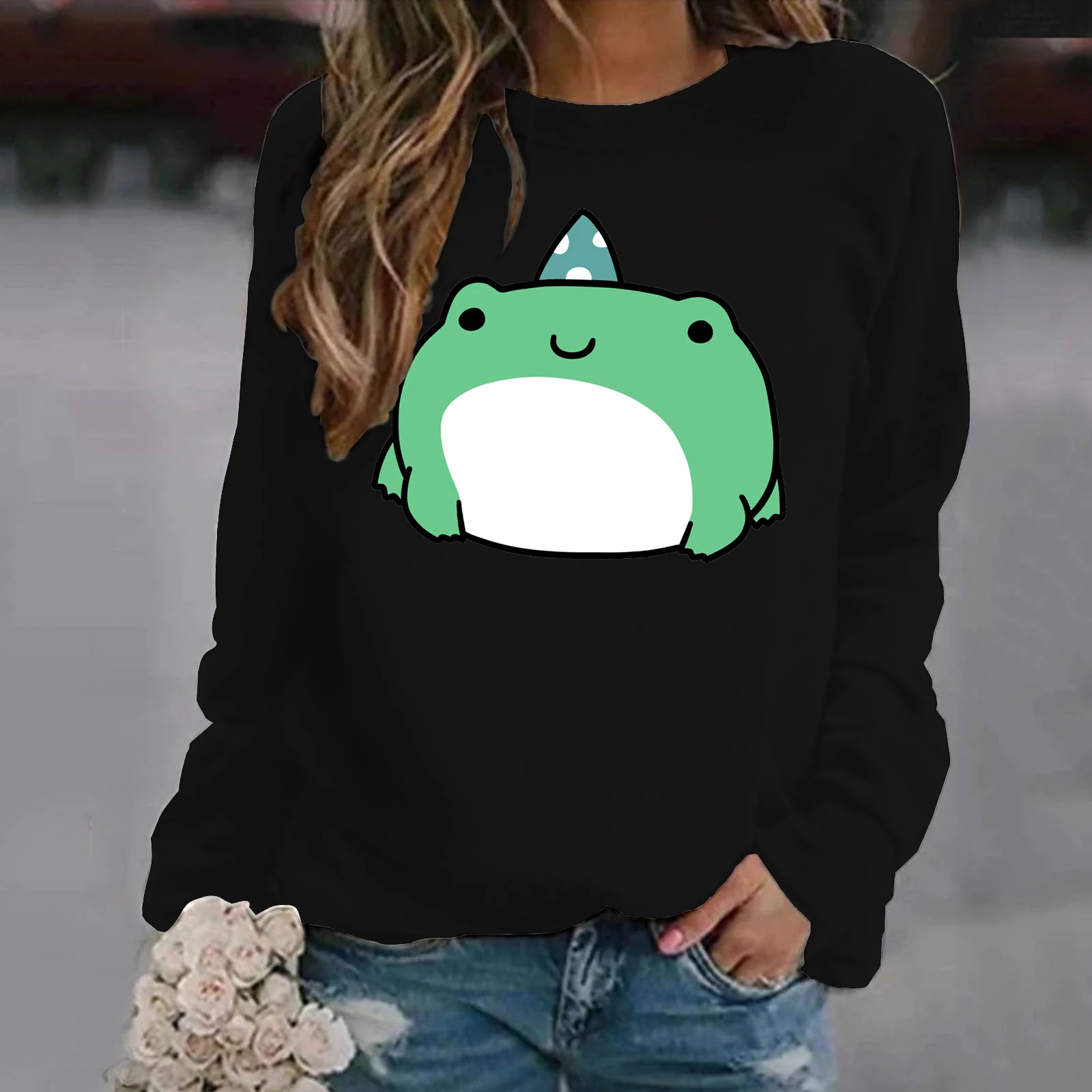 Cartoon Frog Hoodies Harajuku Aesthetic Clothing Winter Autumn Kawaii Graphic Hoodies Women Sudadera Women Warm Pullover Hoodies
Cartoon Frog Hoodies Harajuku Aesthetic Clothing Winter Autumn Kawaii Graphic Hoodies Women Sudadera Women Warm Pullover Hoodies