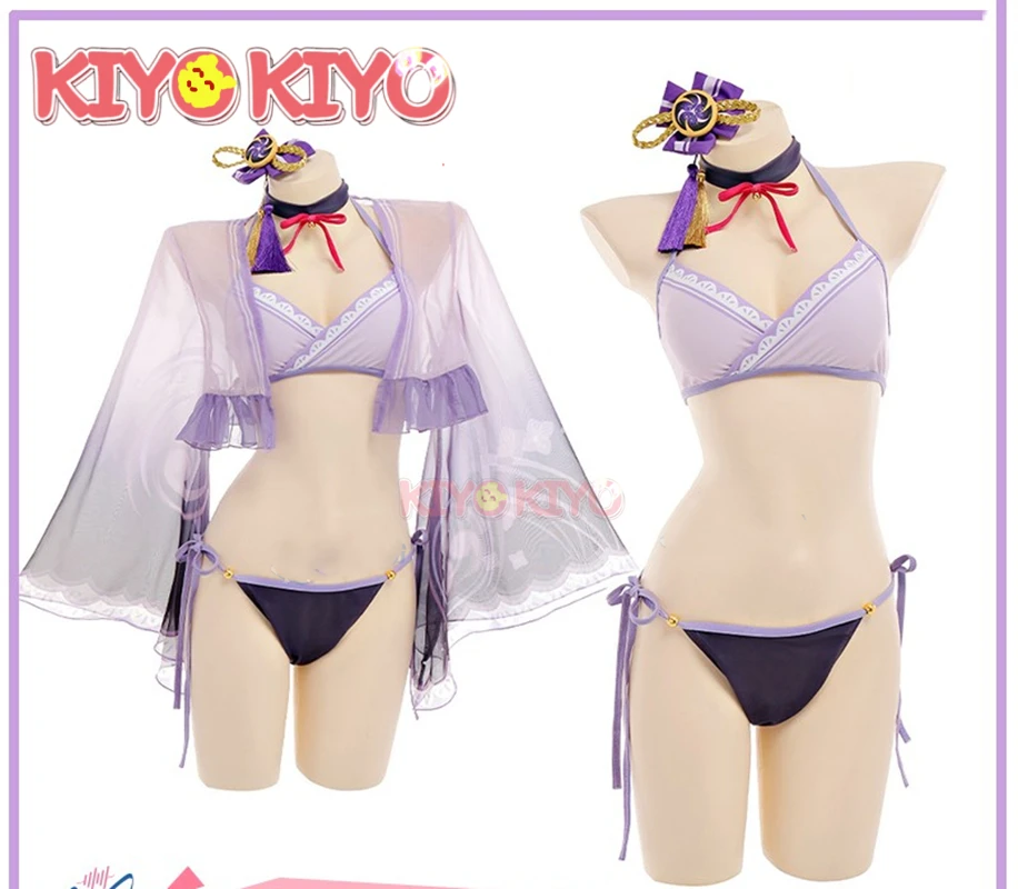 KIYO-KIYO Genshin Impact Raiden Makoto Swimsuit Cosplay Costume Fan art Raiden Makoto Sexy lingeries swimsuit
KIYO-KIYO Genshin Impact Raiden Makoto Swimsuit Cosplay Costume Fan art Raiden Makoto Sexy lingeries swimsuit