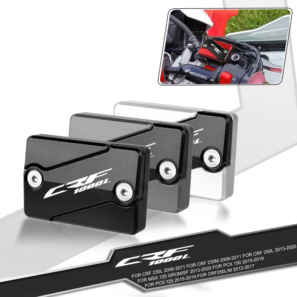 CRF1000L Motorcycle Aluminum Front Brake Clutch Cylinder Fluid Reservoir Cover Cap For Honda CRF 1000 L AfricaTwin CRF 2016 2017
CRF1000L Motorcycle Aluminum Front Brake Clutch Cylinder Fluid Reservoir Cover Cap For Honda CRF 1000 L AfricaTwin CRF 2016 2017