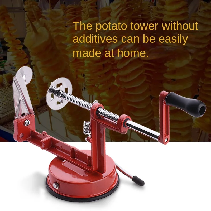 Hand rotating potato tower machine Potato screw string rotary knife planer household stainless steel potato chip slicer
Hand rotating potato tower machine Potato screw string rotary knife planer household stainless steel potato chip slicer
