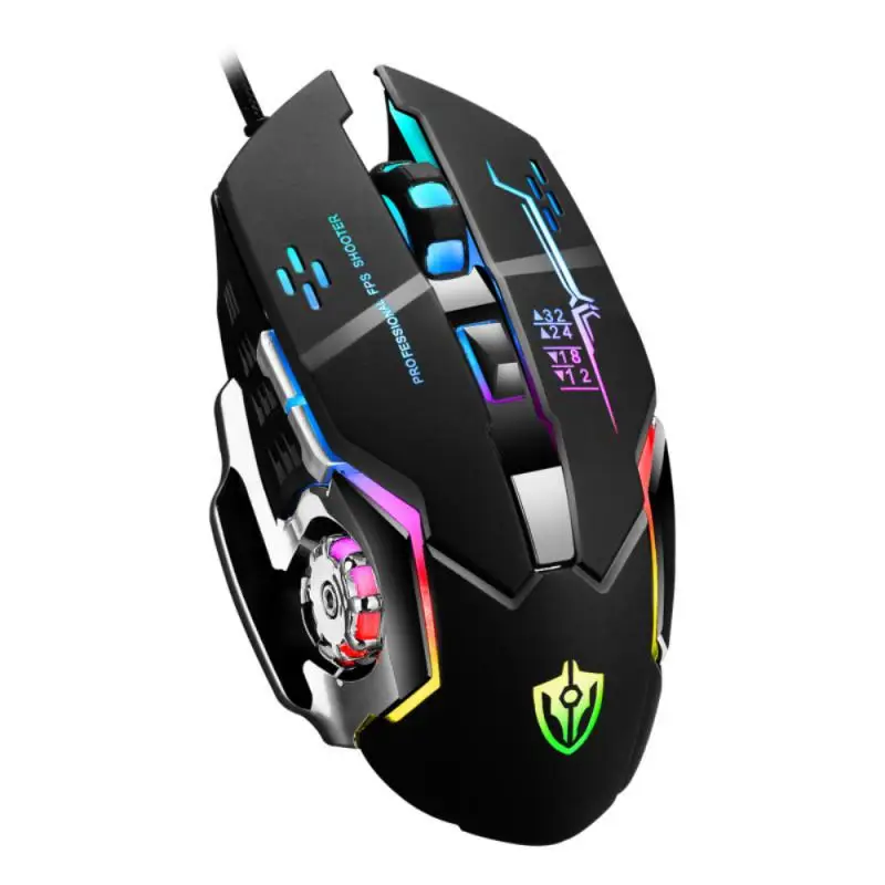 NEW Wired Gaming Mouse 6 Button Ergonomic Mice With LED Luminous Mechanical Electronic Sports Mouse For Laptop Desktop Gamer
NEW Wired Gaming Mouse 6 Button Ergonomic Mice With LED Luminous Mechanical Electronic Sports Mouse For Laptop Desktop Gamer