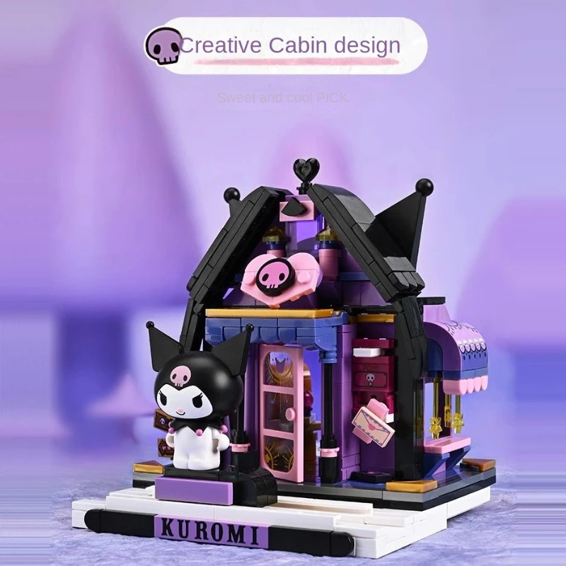 Sanrio оригинальный Kuromi Cinnamoroll Mymelody уличный вид строительные блоки головоломка сборка украшения игрушки
Sanrio оригинальный Kuromi Cinnamoroll Mymelody уличный вид строительные блоки головоломка сборка украшения игрушки